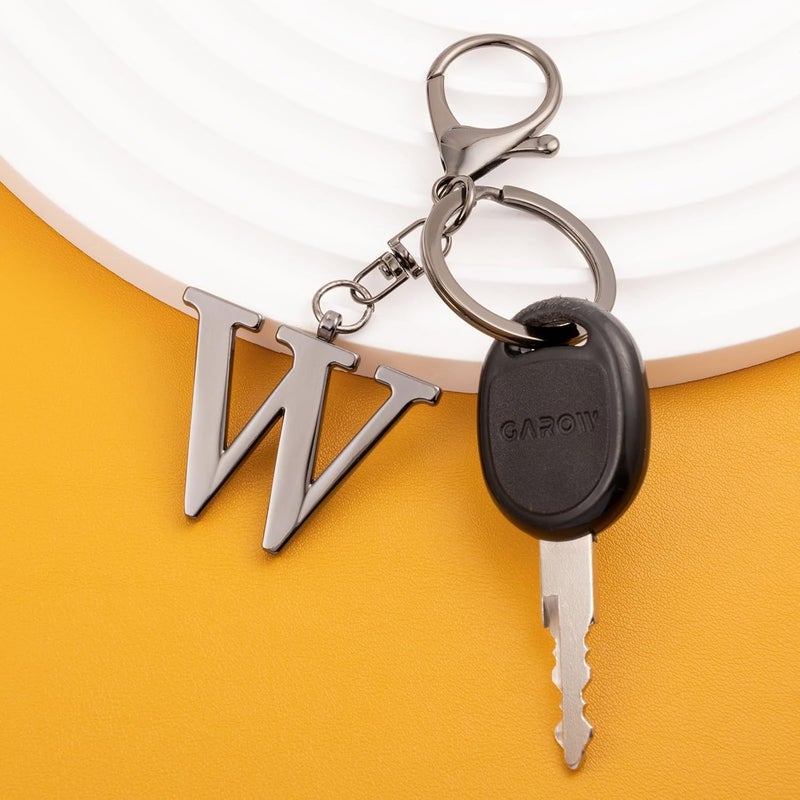 LAXPICOL Gold Letter A-Z Keychain for Women Bag Charms Purse Charms For Handbags Metal Alphabet Initial Letter Keychain - Image 4